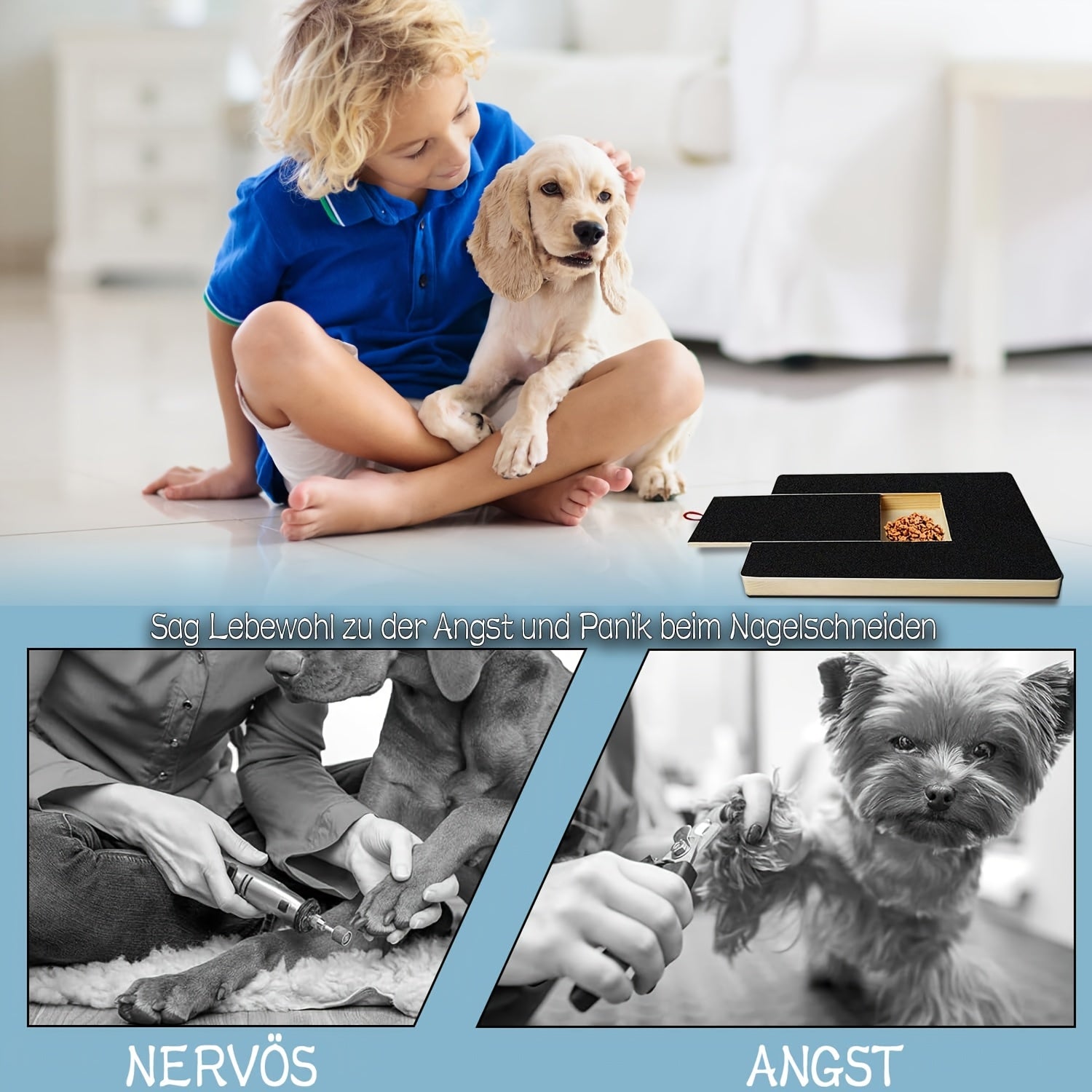 Dog Nail Scratch Board – Stress-Free Nail Trimming Tool for Dogs（Free Shipping）