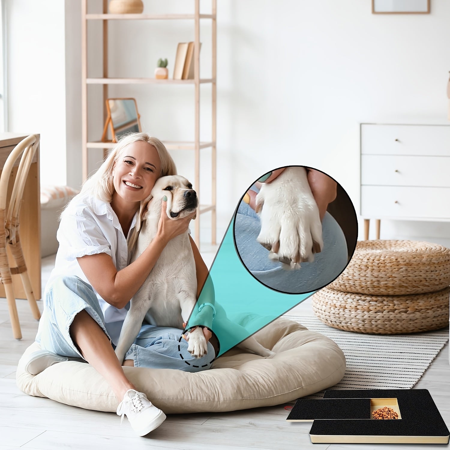 Dog Nail Scratch Board – Stress-Free Nail Trimming Tool for Dogs（Free Shipping）