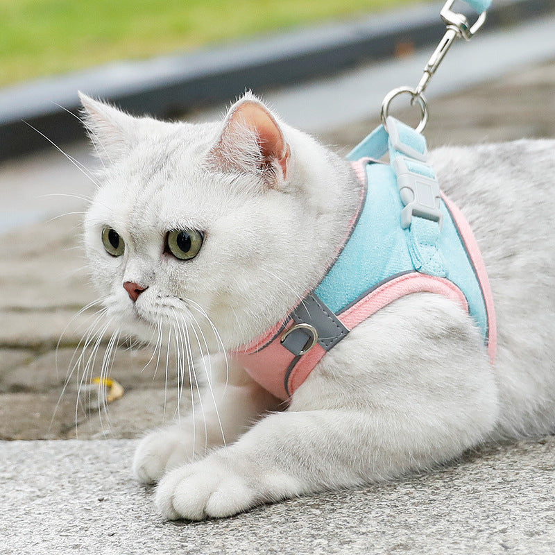 SafeWalkT Reflective Cat Vest Harness(Free Shipping) - product detail view
