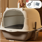 XL Enclosed Cat Litter Box with UV Sterilization — Anti-Splash, Odor Control