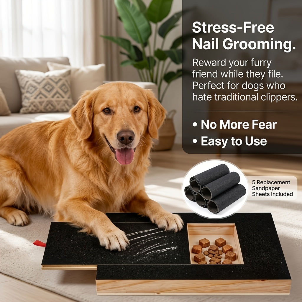 Dog Nail Scratch Board – Stress-Free Nail Trimming Tool for Dogs（Free Shipping）
