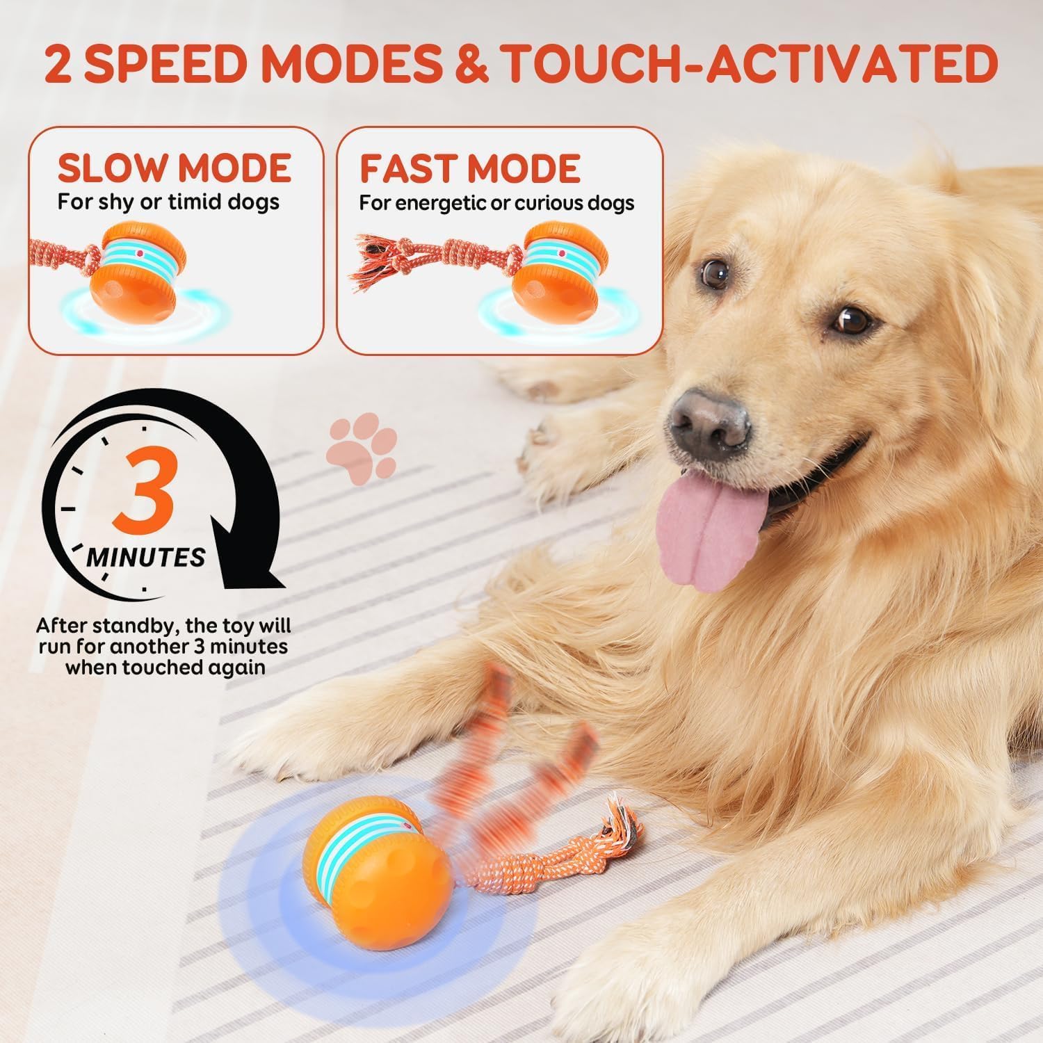 SmartChase™ Electric Rolling Dog Toy - product image 6