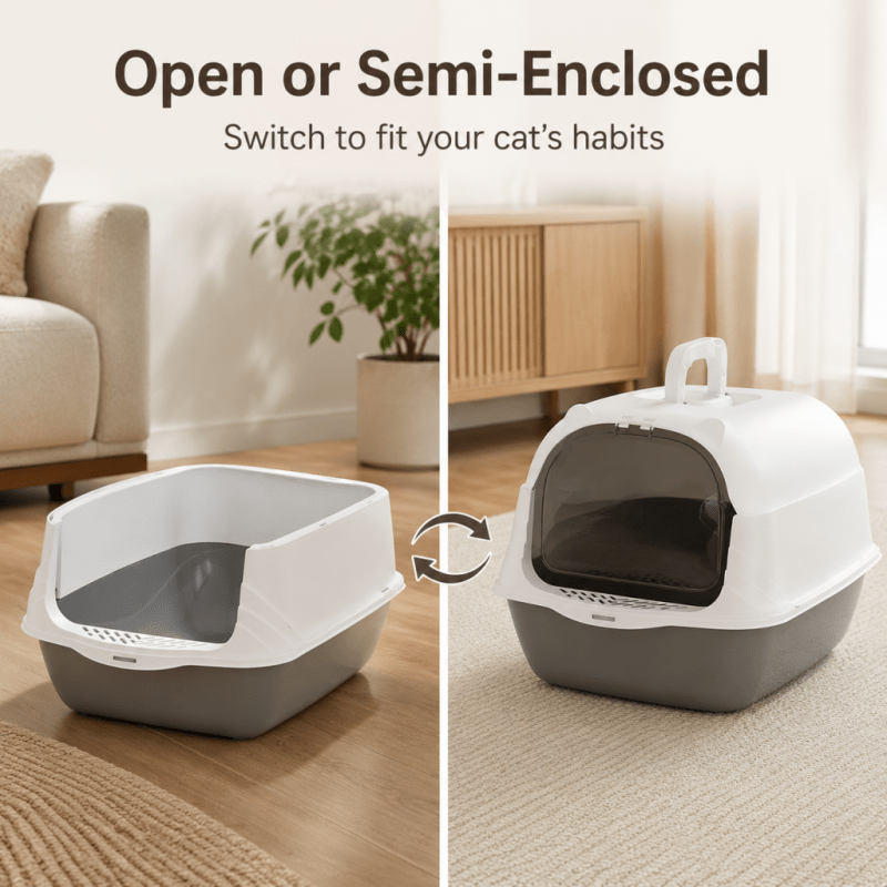 PureAir XL Enclosed Cat Litter Box - feature detail