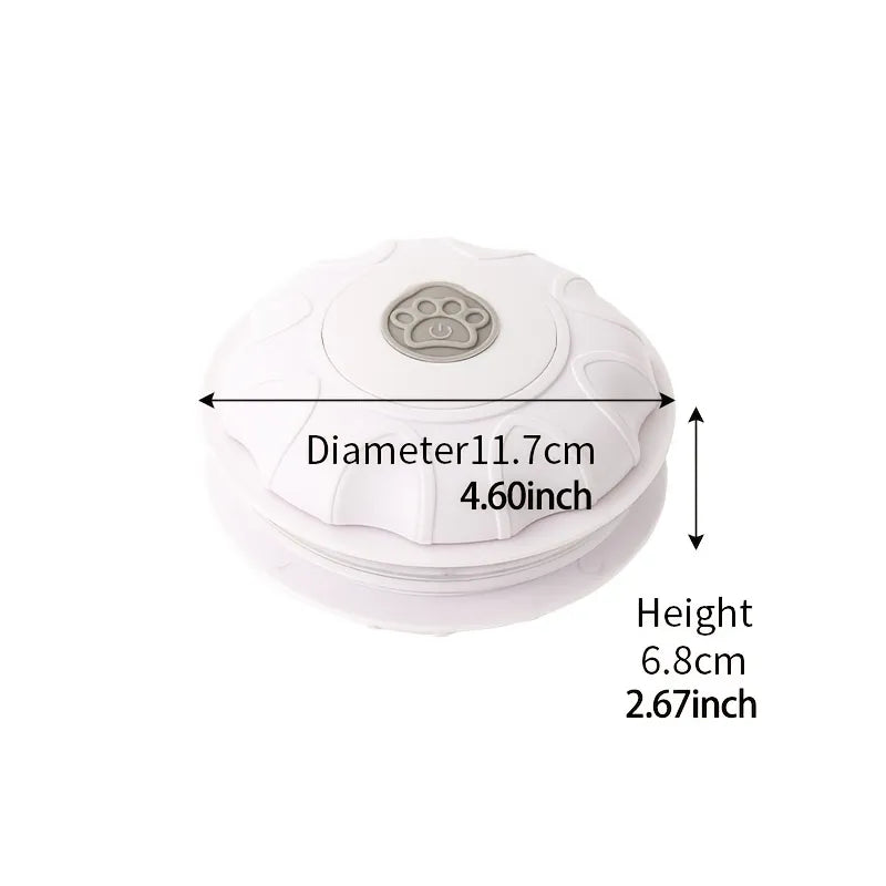 Electric Cat Turntable Toy with Butterfly Motion - Auto On/Off, Self-Entertaining Pet Teaser(Free Shi - close-up product view