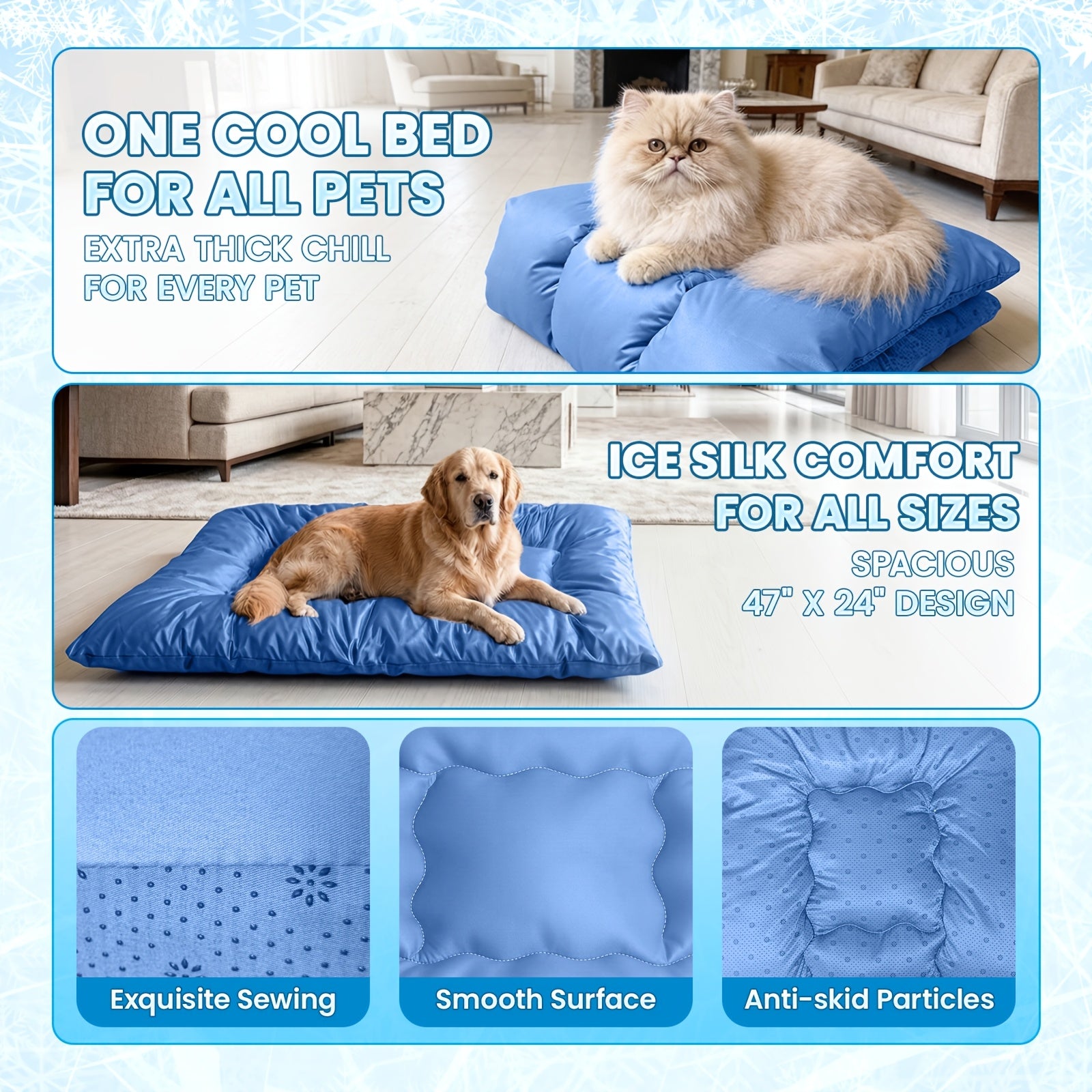 ChillMax™ XL Cooling Ice Silk Pet Mattress - product image 10