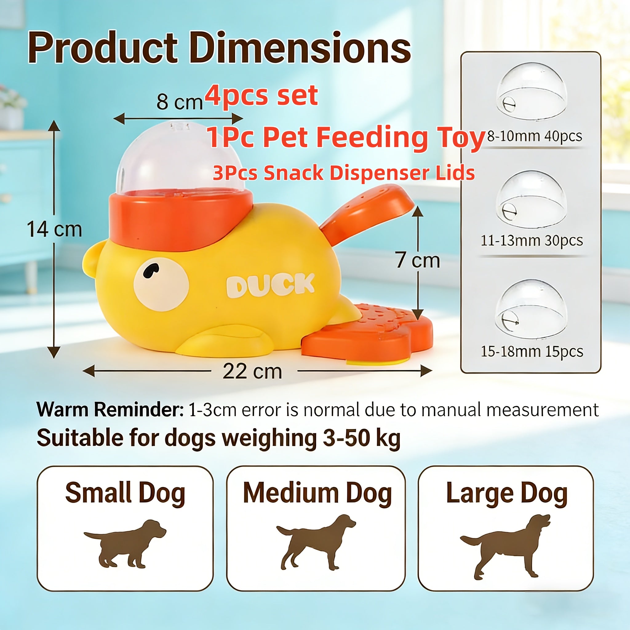 SmartDuckT Treat-Dispensing Puzzle Toy - product detail view