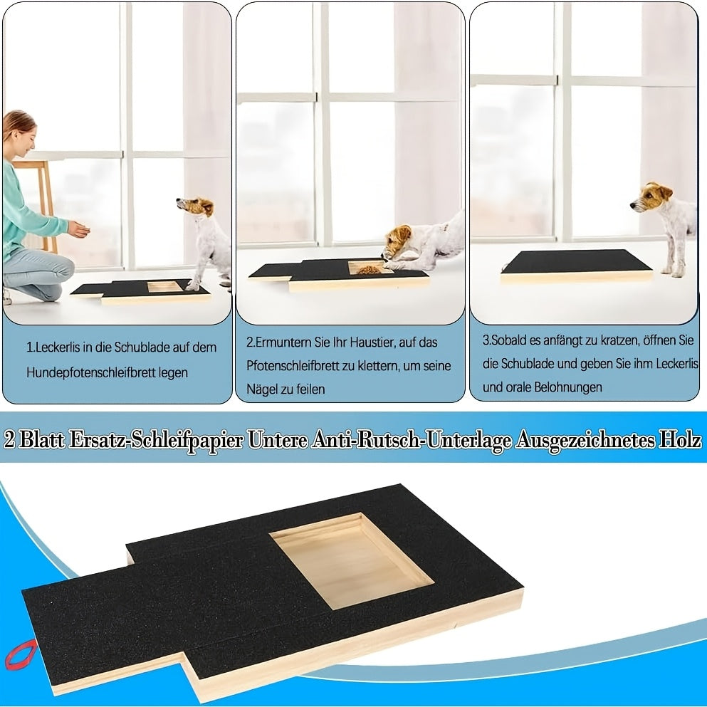 Dog Nail Scratch Board – Stress-Free Nail Trimming Tool for Dogs（Free Shipping）