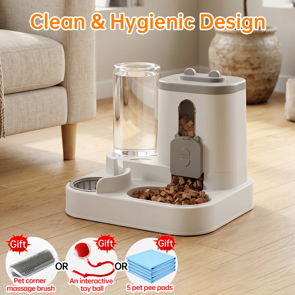 Space-Saving 2-in-1 Auto Feeder & Waterer - product image 6