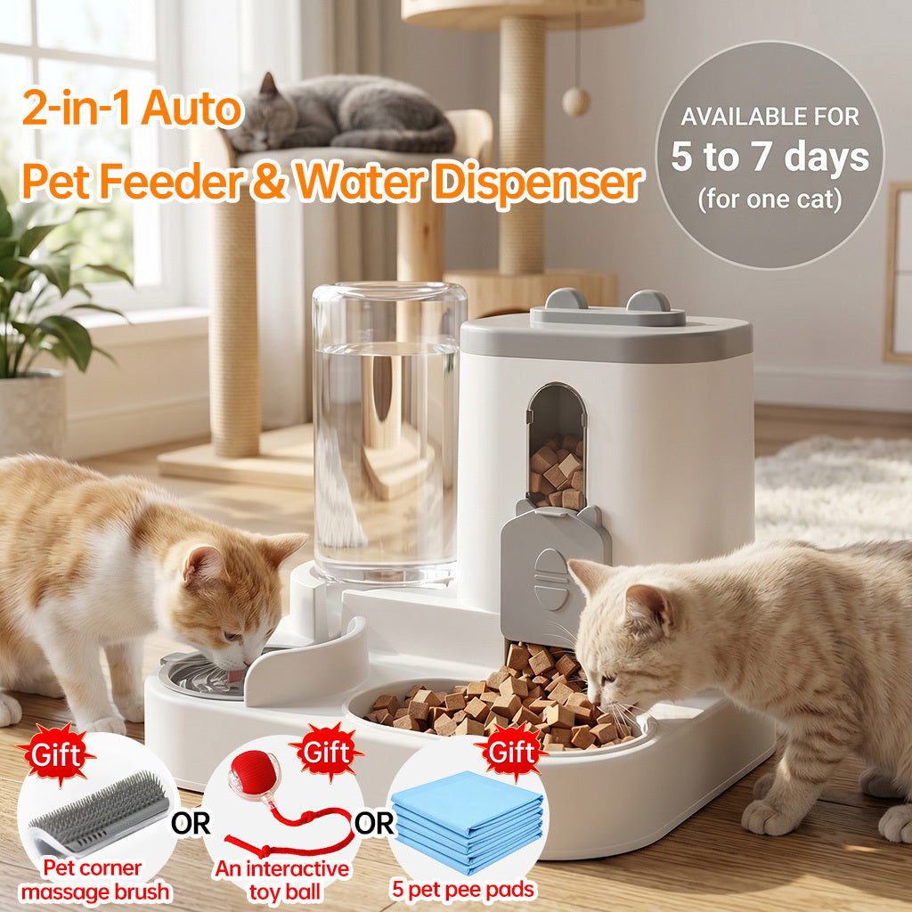Space-Saving 2-in-1 Auto Feeder & Waterer - product image 7