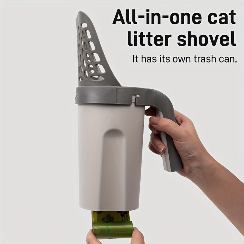 Large-Capacity Cat Litter Scoop with Integrated Trash Bin - product image 5