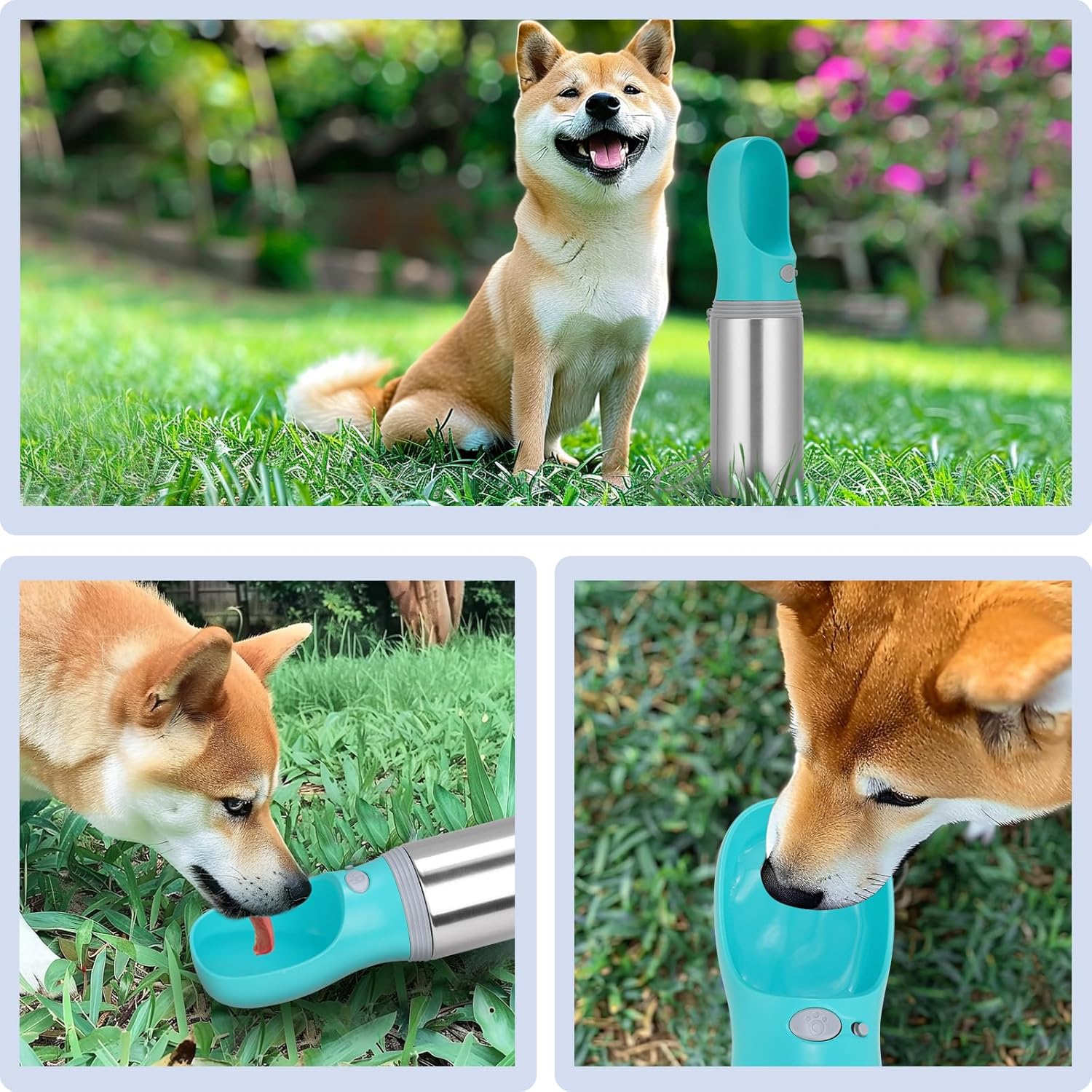 Portable Dog Water Bottle - Leak-Proof & BPA-Free - product presentation