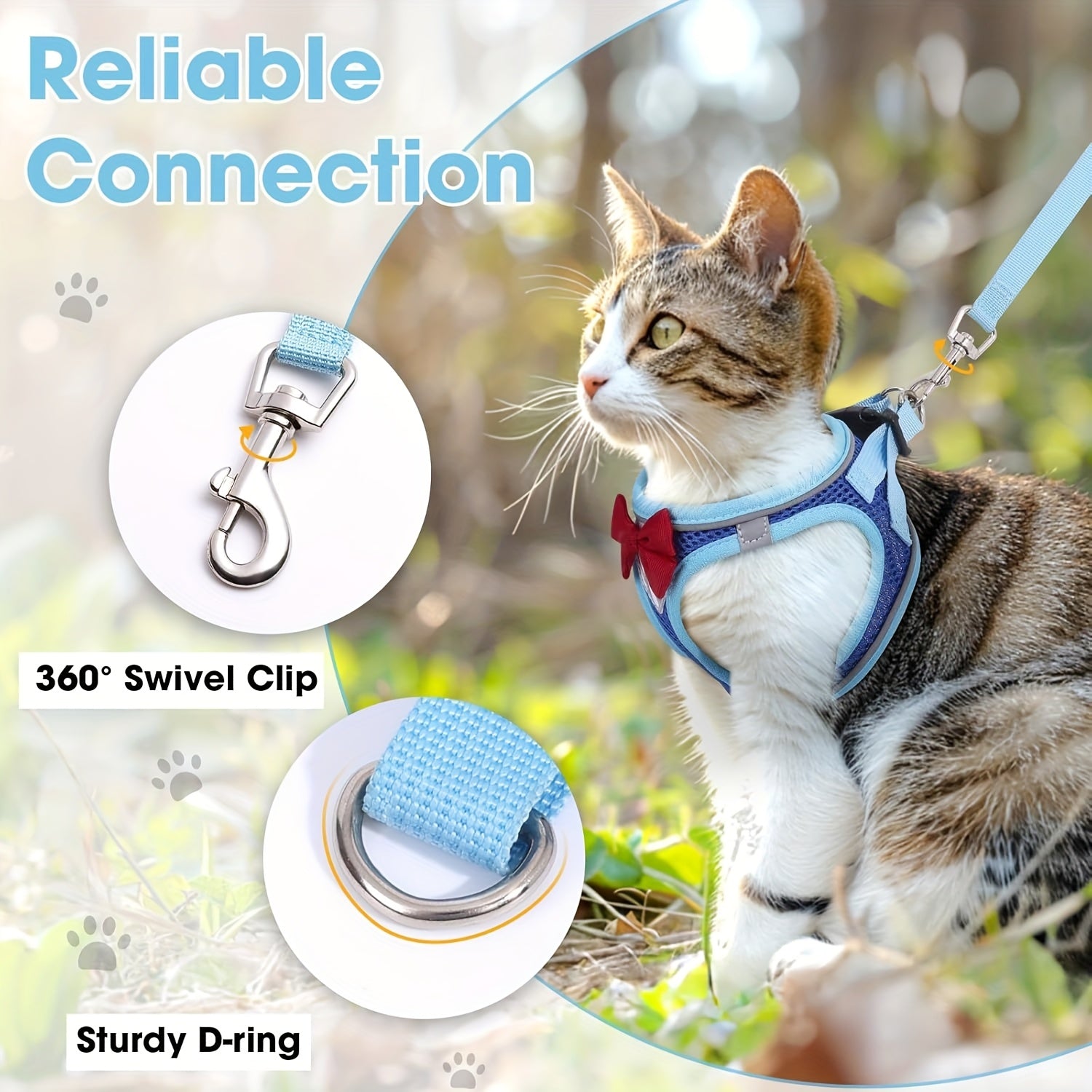 Escape-Proof Cat Harness & Leash Set - product image 6