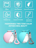 Foldable Pet Travel Water Bottle — Leak-Proof & One-Handed