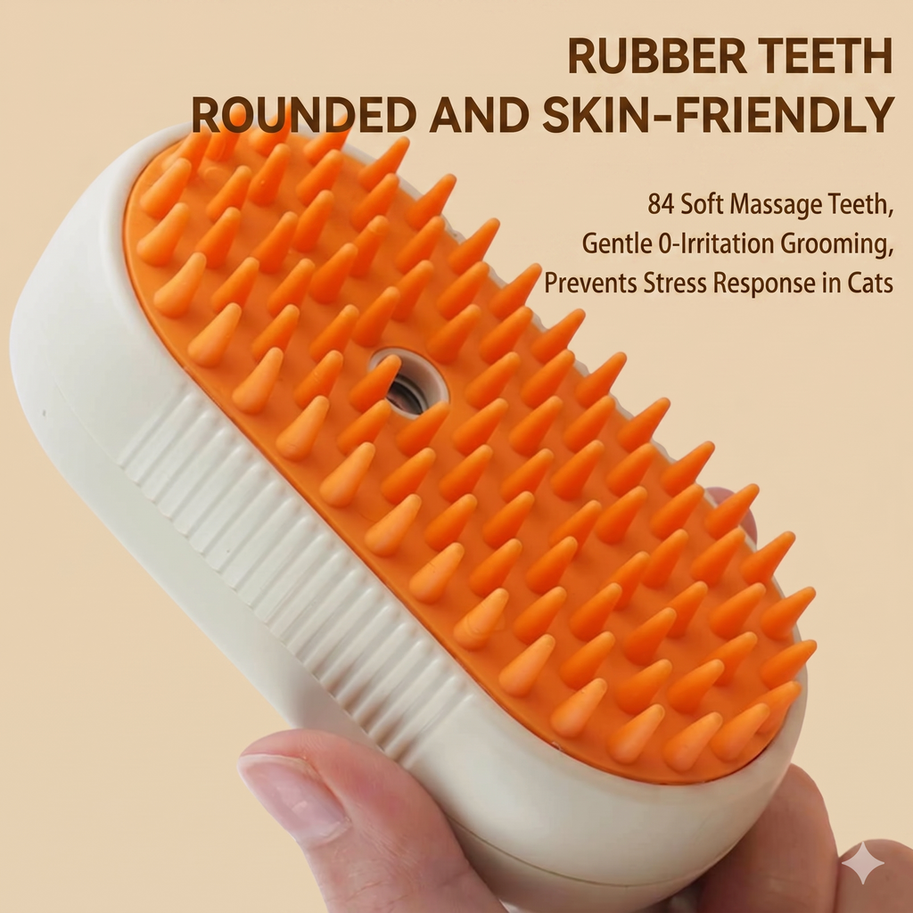 Pet Grooming Brush, Dog Cat Massage Bath Comb
