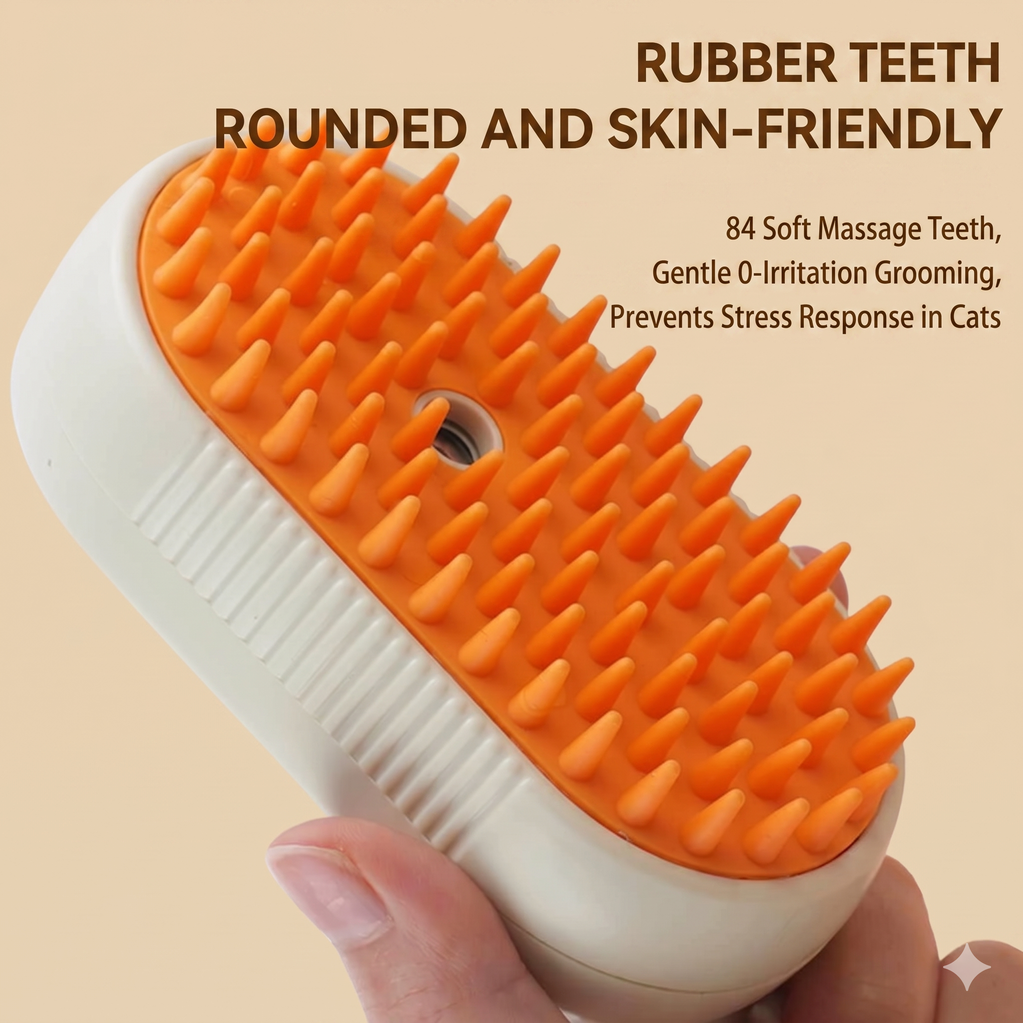 Pet Grooming Brush, Dog Cat Massage Bath Comb