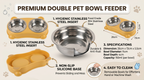 Spill-Proof Double Pet Bowl