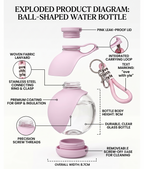 Foldable Pet Travel Water Bottle — Leak-Proof & One-Handed