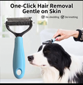 2-in-1 Self-Cleaning Pet Slicker Brush