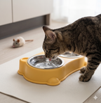 Spill-Proof Double Pet Bowl