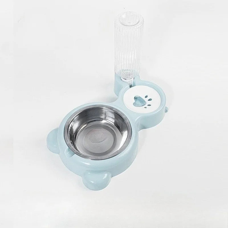 PetNest 2-in-1 Automatic Pet Water Dispenser & Food Bowl for Cats and Dogs