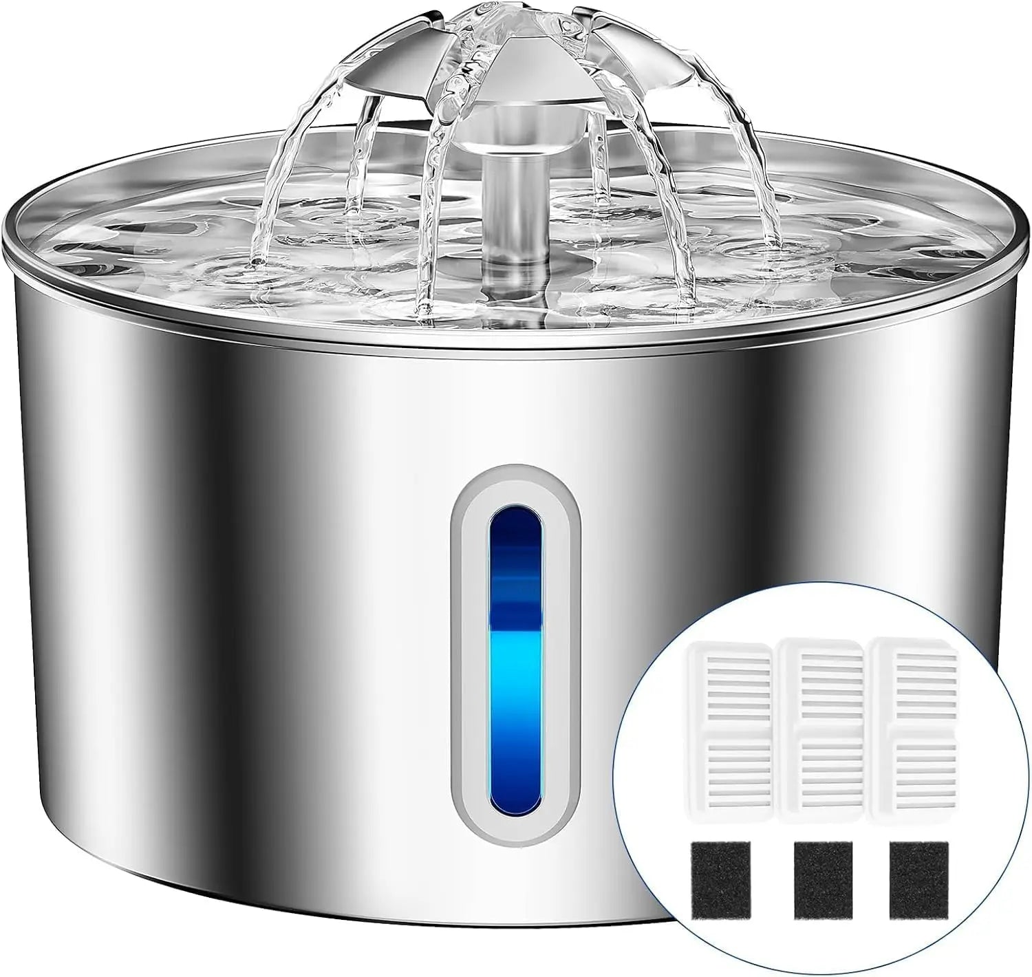 Ultra-Quiet Automatic Pet Water Fountain - main product view