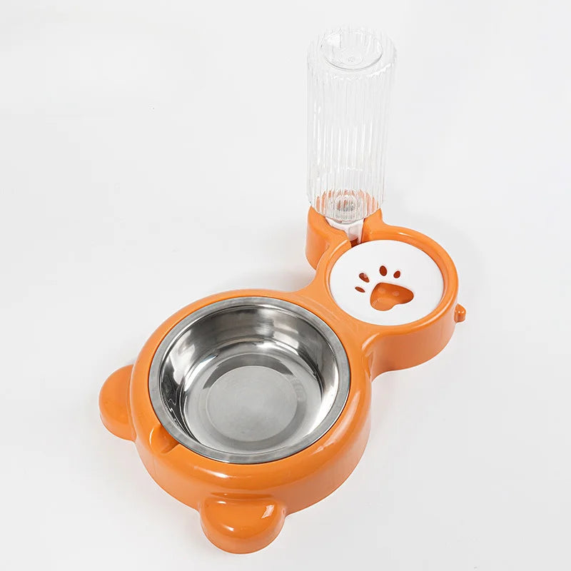 PetNest 2-in-1 Automatic Pet Water Dispenser & Food Bowl for Cats and Dogs