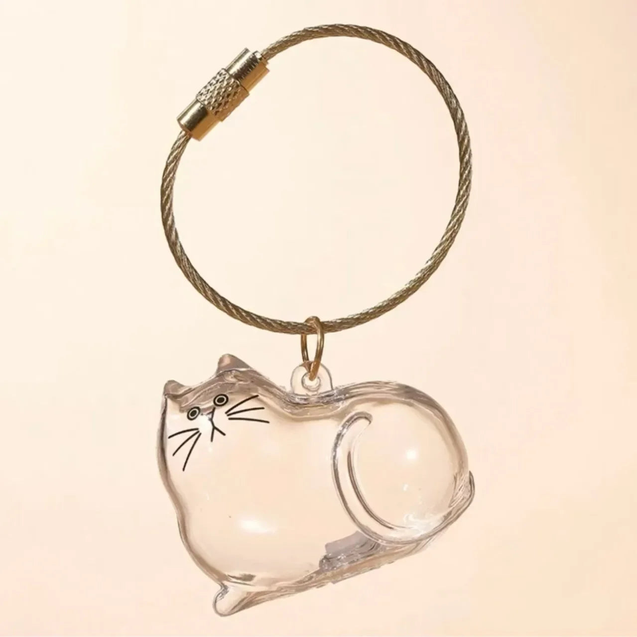 🐾 Pet Hair Keepsake Capsule Keychain | Carry Your Furry Best Friend Everywhere – The Ultimate Memorial Gift for Cat & Dog Lovers