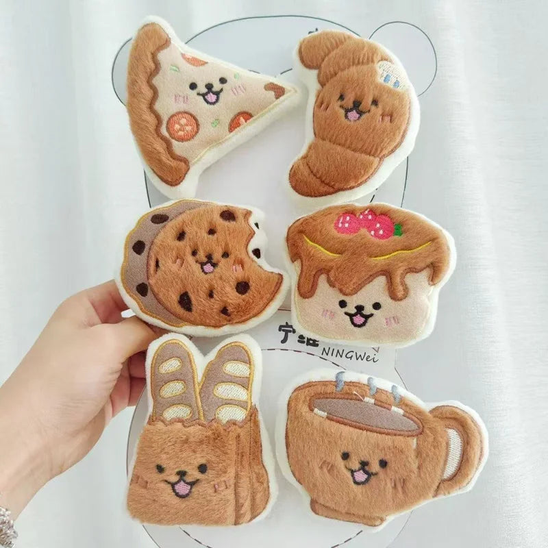 Plush Dog Squeaky Toys for Small Dogs & Puppies – Chew-Resistant Stress Relief Pet Toy