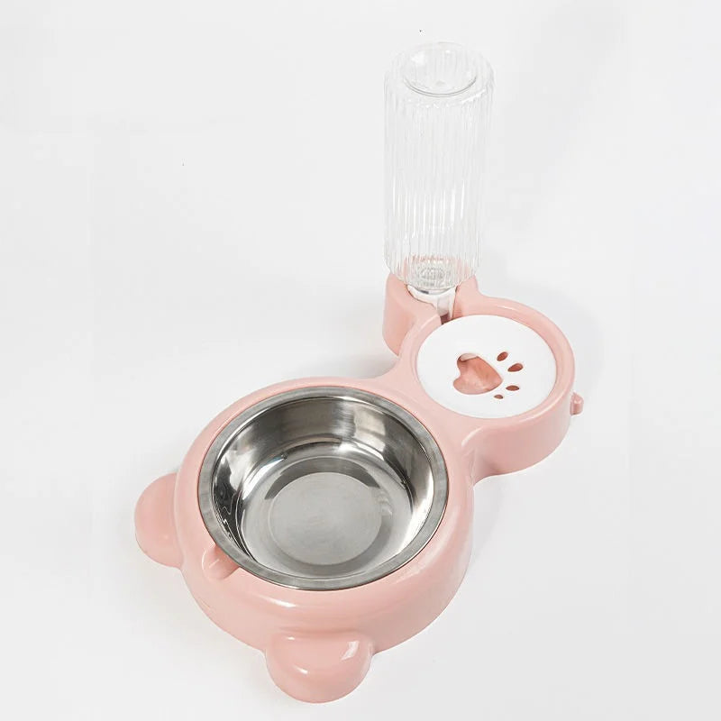 PetNest 2-in-1 Automatic Pet Water Dispenser & Food Bowl for Cats and Dogs
