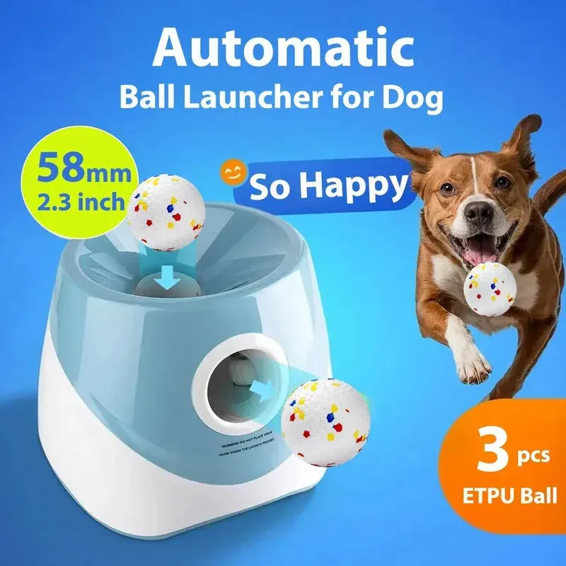 Automatic Dog Ball Launcher - Rechargeable Self-Playing Fetch Toy(Free Shipping) - close-up product view
