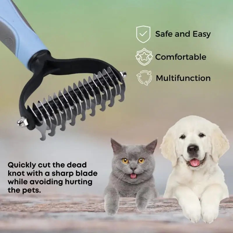 Pet Grooming Deshedding Comb | Dogs & Cats | S/L