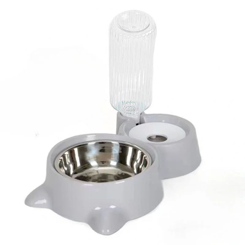 PetNest 2-in-1 Automatic Pet Water Dispenser & Food Bowl for Cats and Dogs