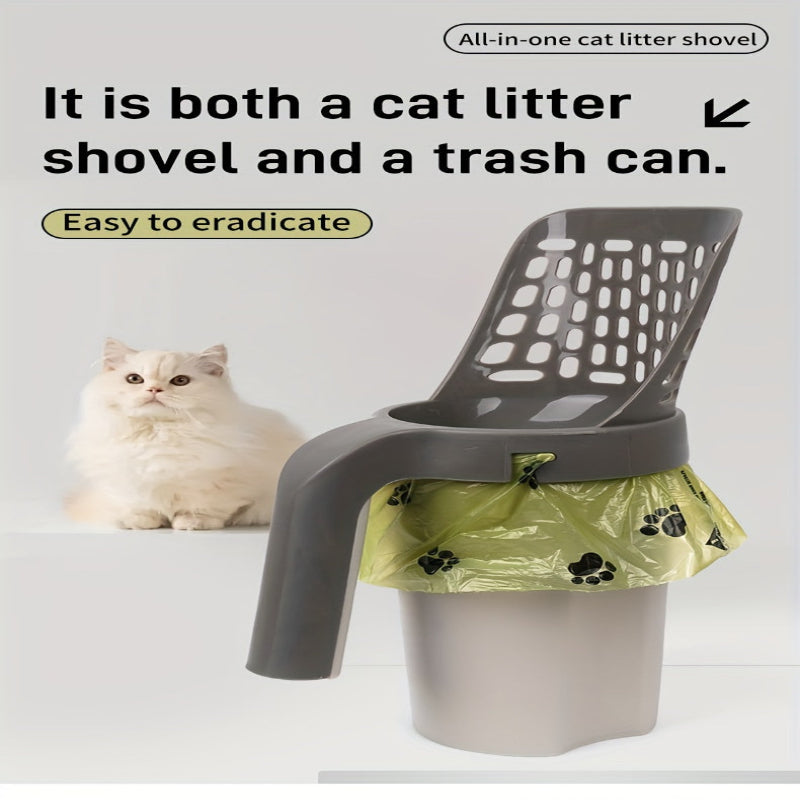 Large-Capacity Cat Litter Scoop with Integrated Trash Bin - product image 8
