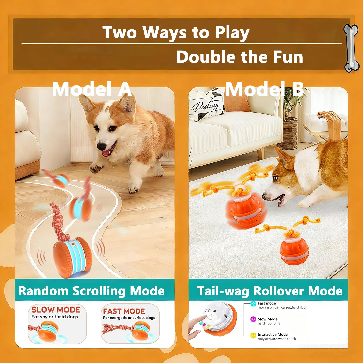 SmartChase™ Electric Rolling Dog Toy - product image 12