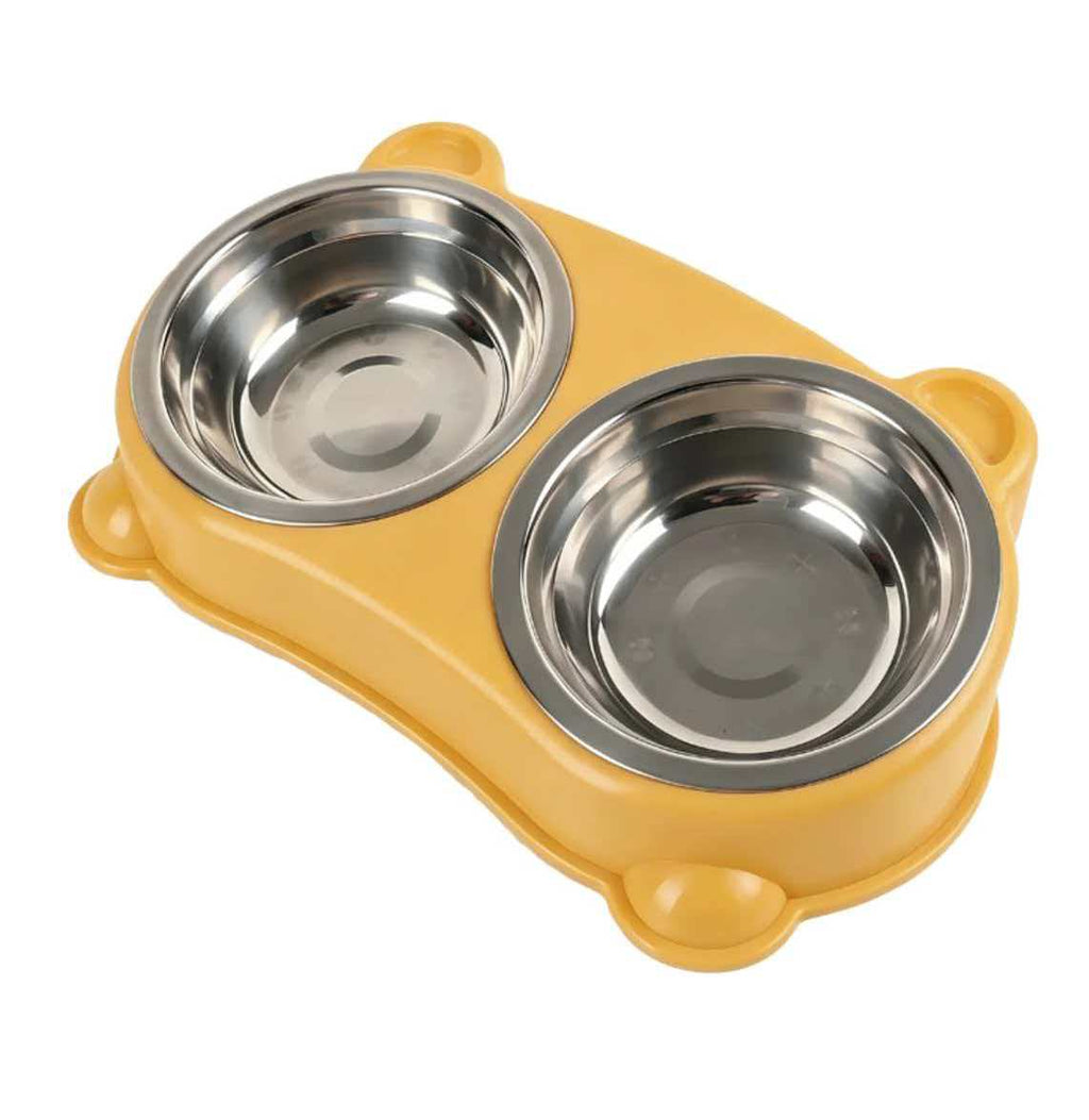 Spill-Proof Double Pet Bowl