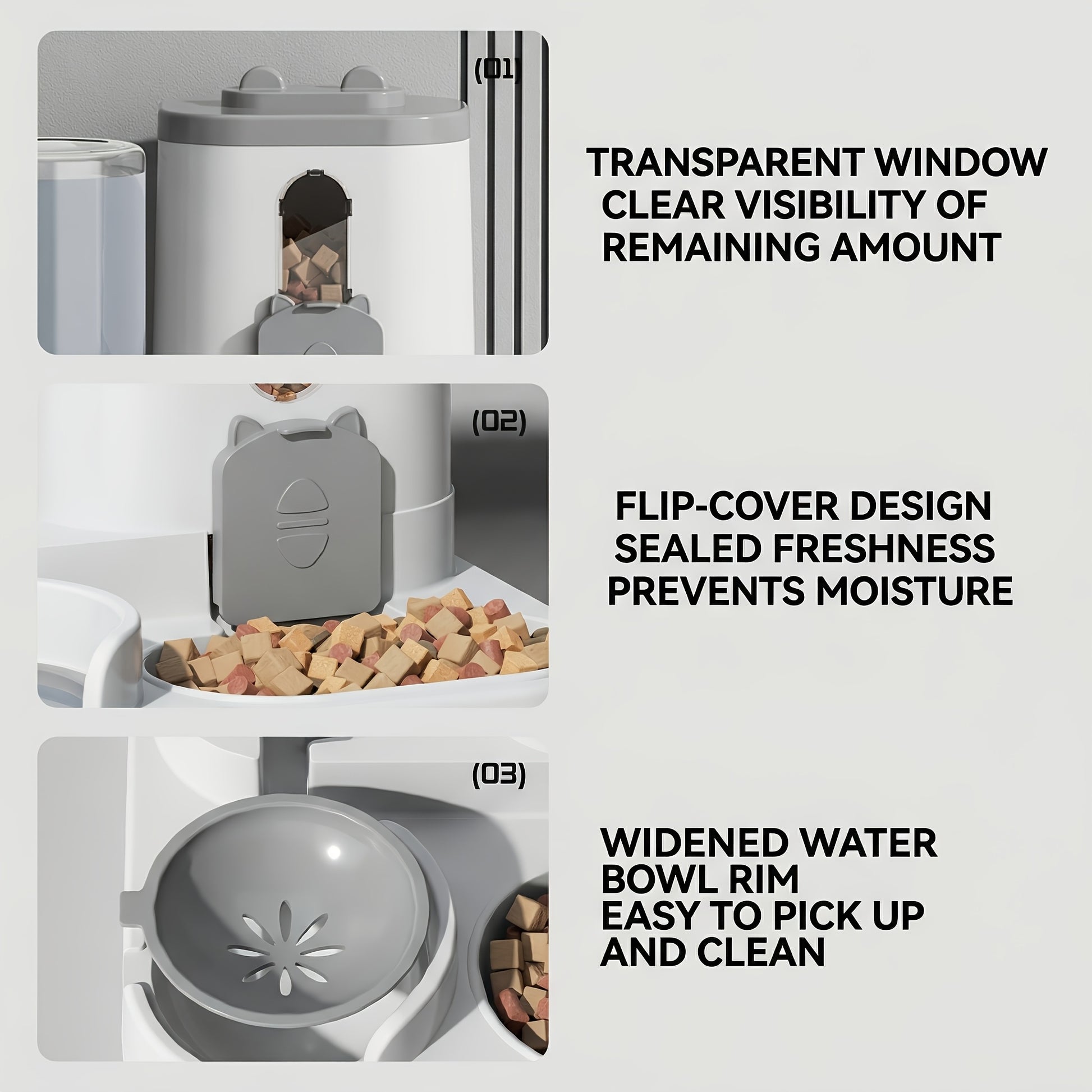 Space-Saving 2-in-1 Auto Feeder & Waterer - product image 4