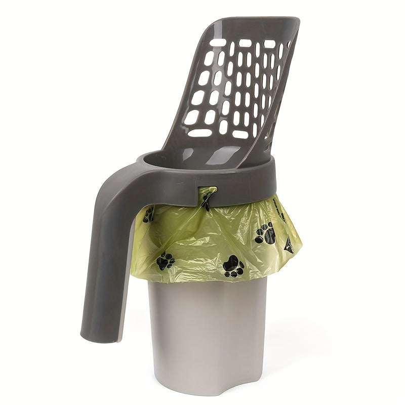 Large-Capacity Cat Litter Scoop with Integrated Trash Bin - product image 1
