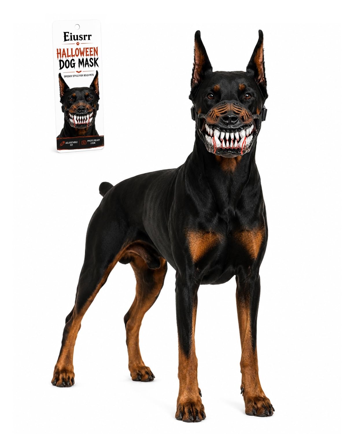 Spooky Dog Halloween Mask – Funny Pet Costume Accessory for Halloween Parties & Photos（Free Shipping）