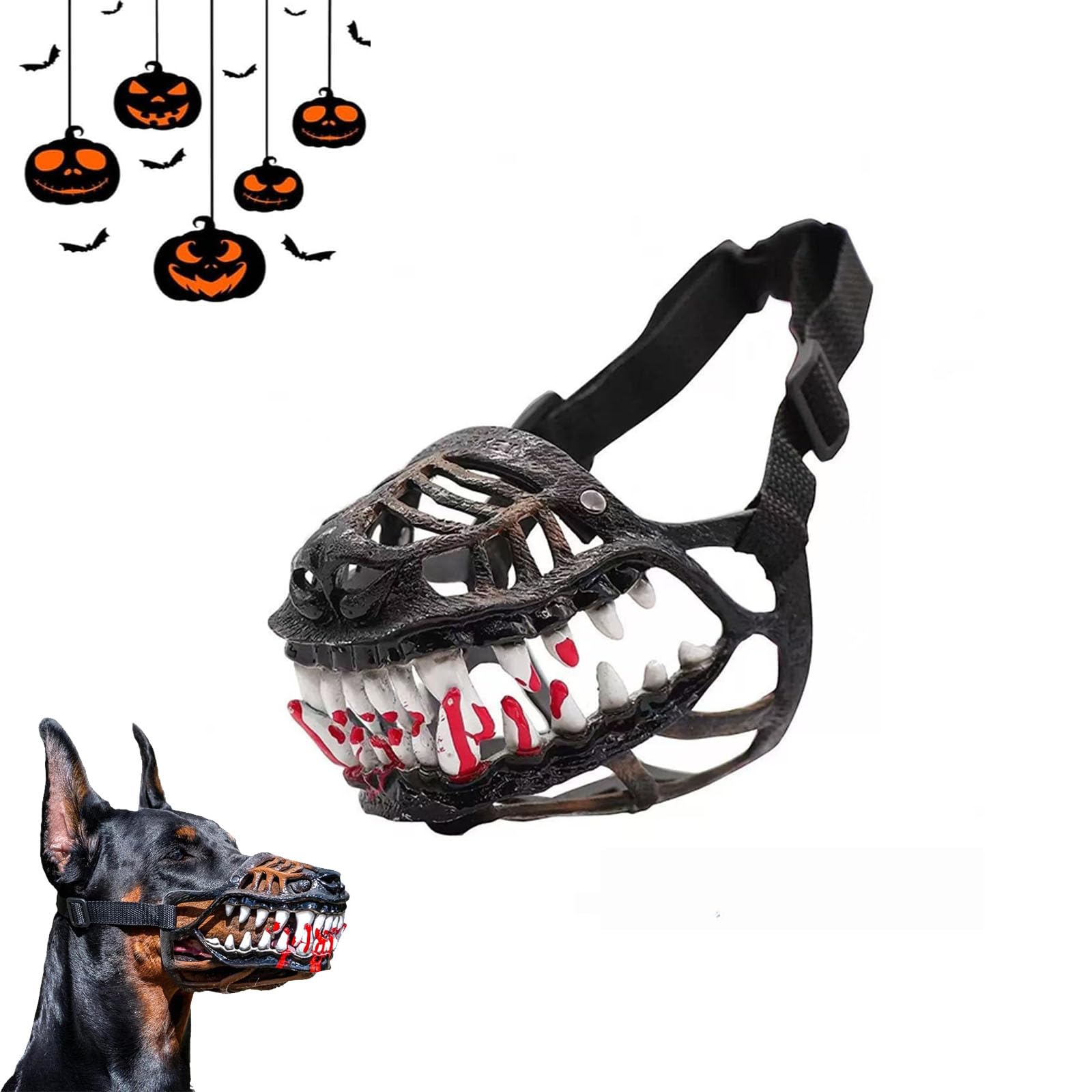 Spooky Dog Halloween Mask – Funny Pet Costume Accessory for Halloween Parties & Photos（Free Shipping）