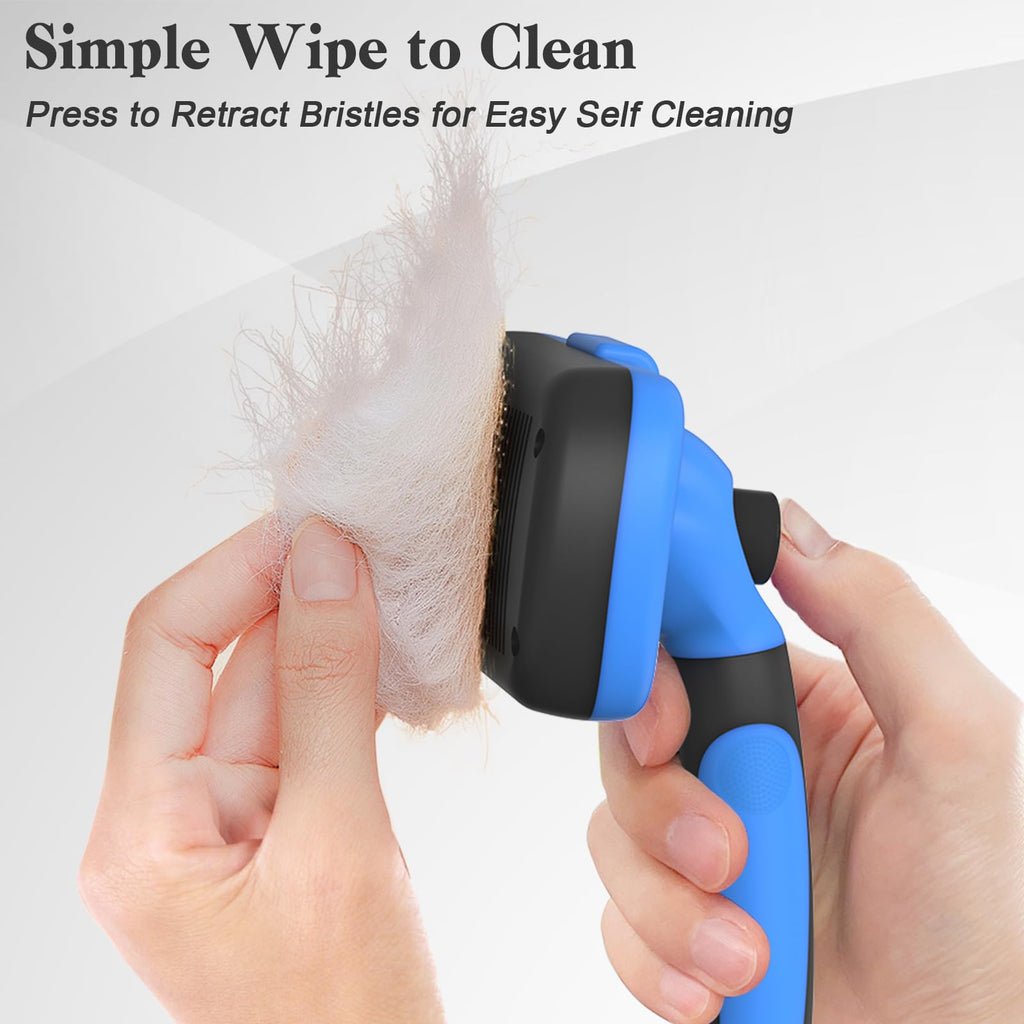 Self-Cleaning Pet Slicker Brush