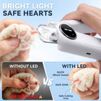 2-in-1 Electric Pet Nail Clipper & Grinder for Dogs Cats