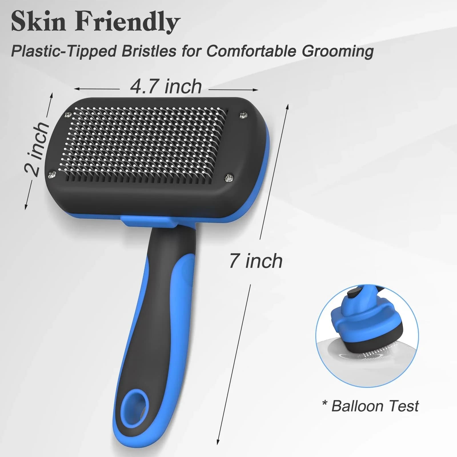 One-Touch Self-Cleaning Slicker Brush - alternate product view