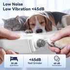2-in-1 Electric Pet Nail Clipper & Grinder for Dogs Cats