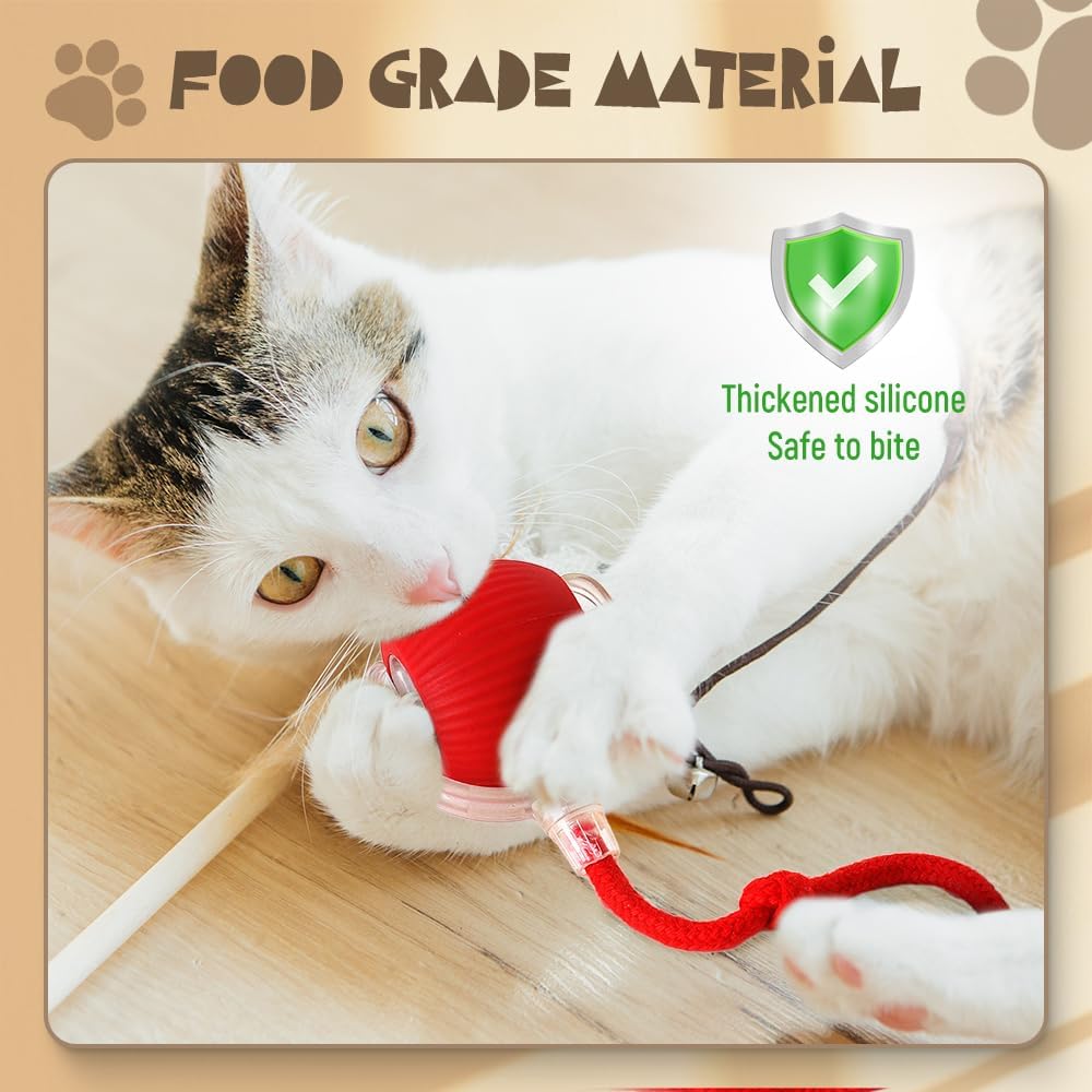 Interactive Electric Cat Toy - close-up product view