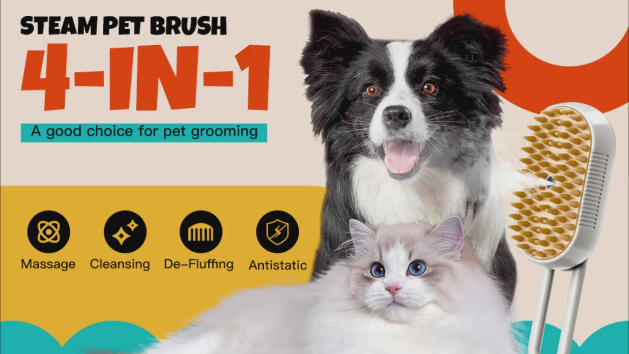 Tierfellpflegebürste, Hunde Katzen Massage Bad Kamm